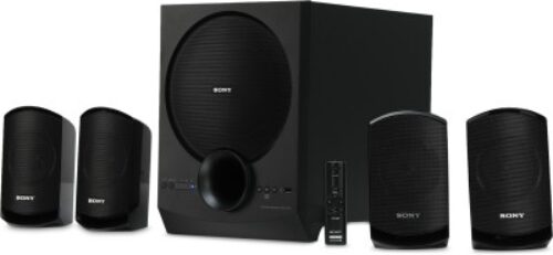 Sony SA-D40 4.1 Channel Multimedia Speaker System with Bluetooth (Black)